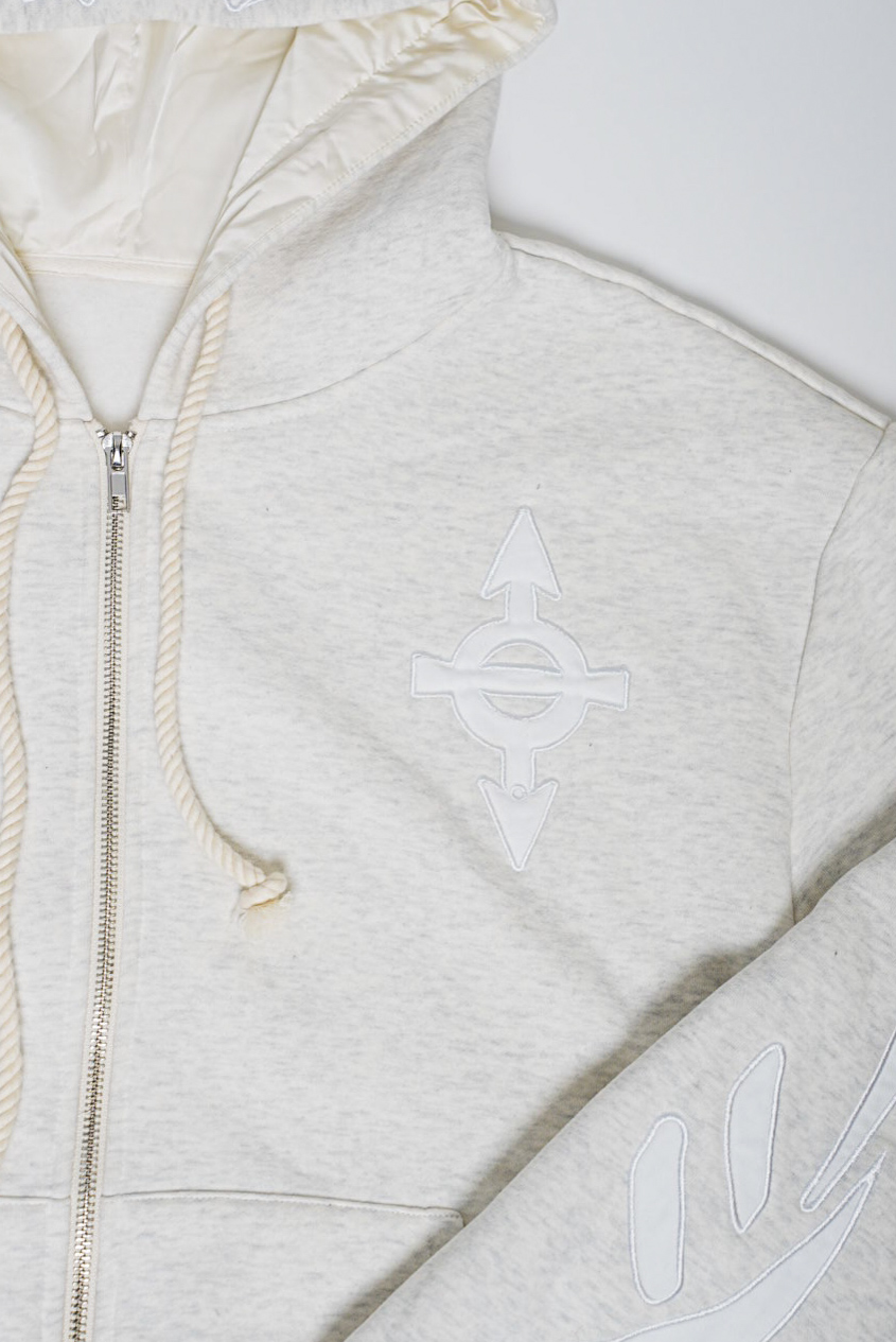 "Cinder Icon" Zip-Up Hoodie